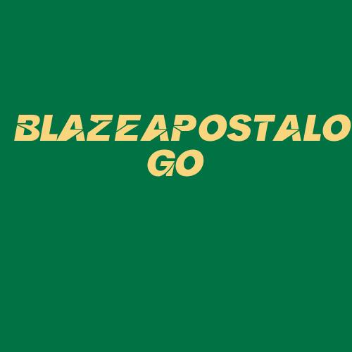 Logo da BLAZEAPOSTALOGO